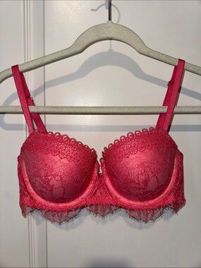 Very Sexy Uplift Balconette Bra in Salmon Pink, 34D
